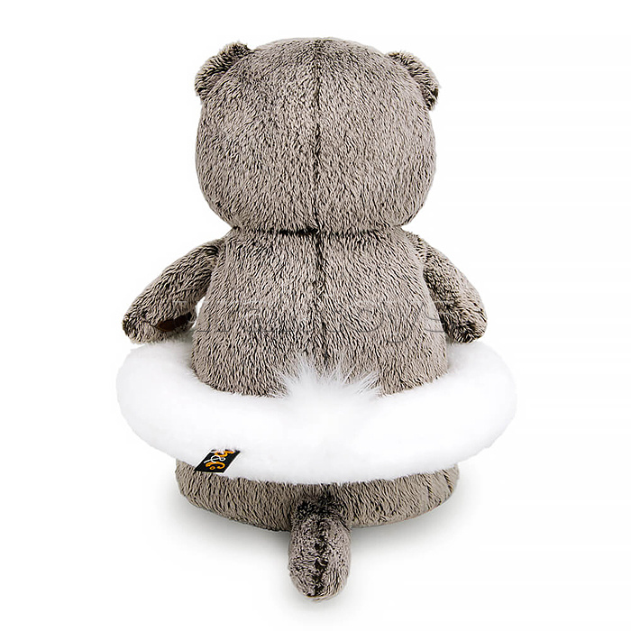 Кот Басик в плавательном круге "Гусик"