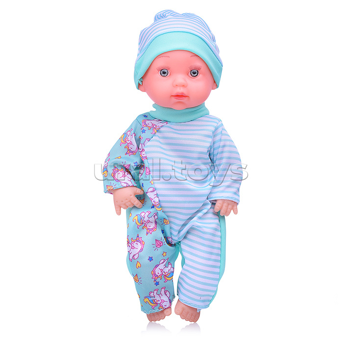 Одежда для пупса "Мой пупсик. Зайчик" (шапочка, комбинезон)