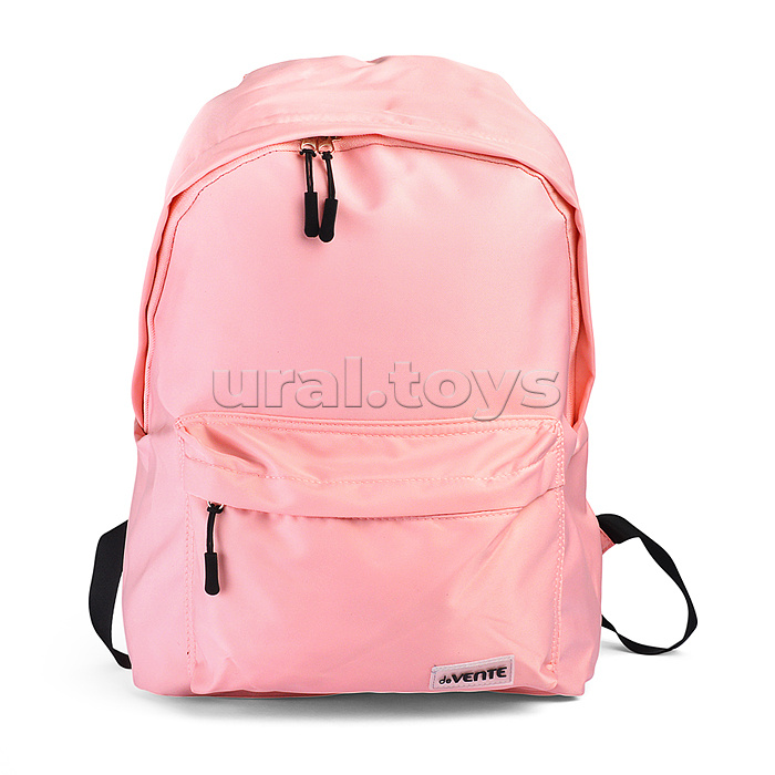 Рюкзак "Color Balance" подростковый 40x29x17 см (14 л) 250 г, нейлон, подклад, 1 отделение на молнии, 1 передний карман, аппликация из каучука, пудровый Рюкзак "Color Balance" подростковый 40x29x17 см (14 л) 250 г, нейлон, подклад, 1 отделение на молнии, 1 передний карман, аппликация из каучука, пудровый