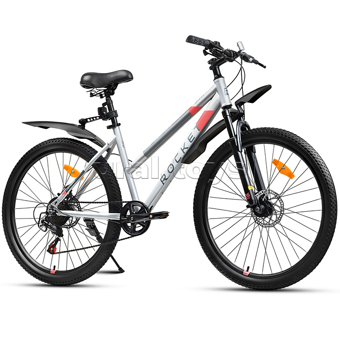 Велосипед 26" Rocket Vela 2.0, цвет серый, размер 17"