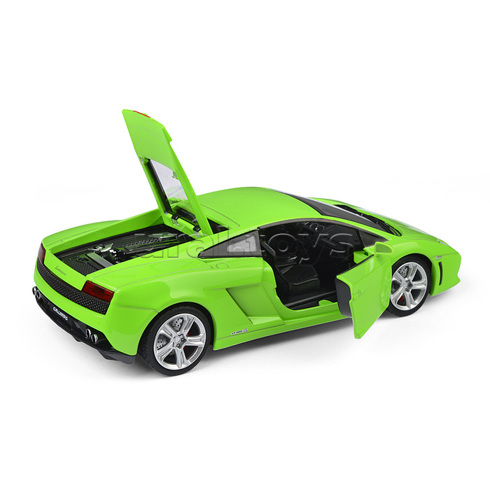 Машина металл Lamborghini Gallardo lp 560-4, 18 см, (двери, багажник, свет-звук)