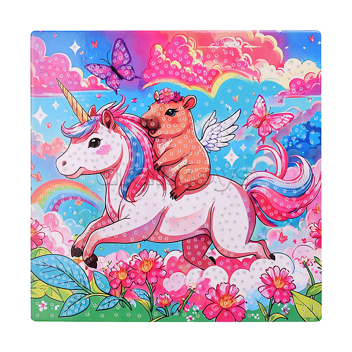 Алмазная мозаика 20*20 "Капибара" (коробка) Алмазная мозаика 20*20 "Капибара" (коробка)