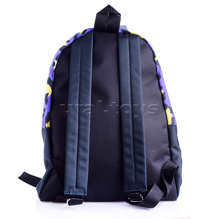 Рюкзак мягкий "Леопардовый принт" 1 отделение, на молнии с двумя бегунками, большой карман на молнии снаружи, мягкие наплечники, с подкладкой, материал полиэстер, размер 39х30х14см