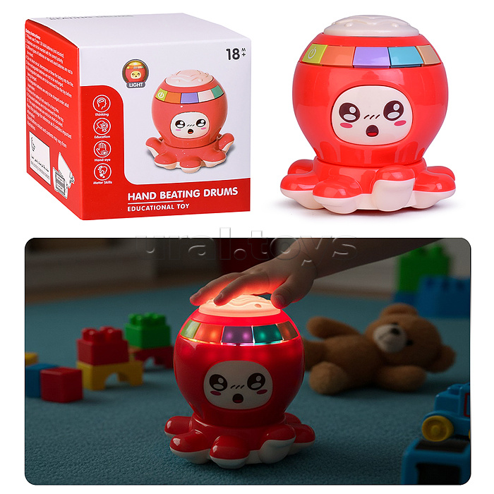 Игрушка развивающая "Осьминожка" в коробке
