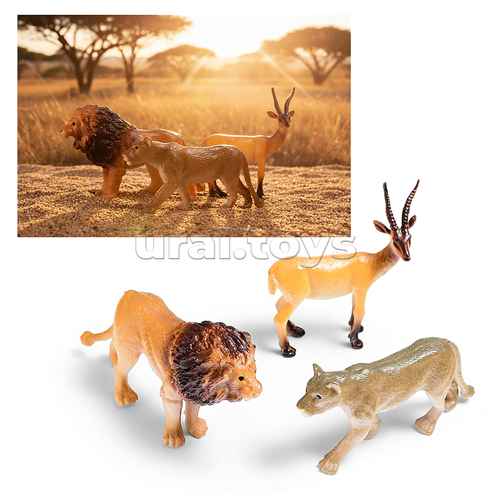 Набор животных "Пустынные странники" в пакете