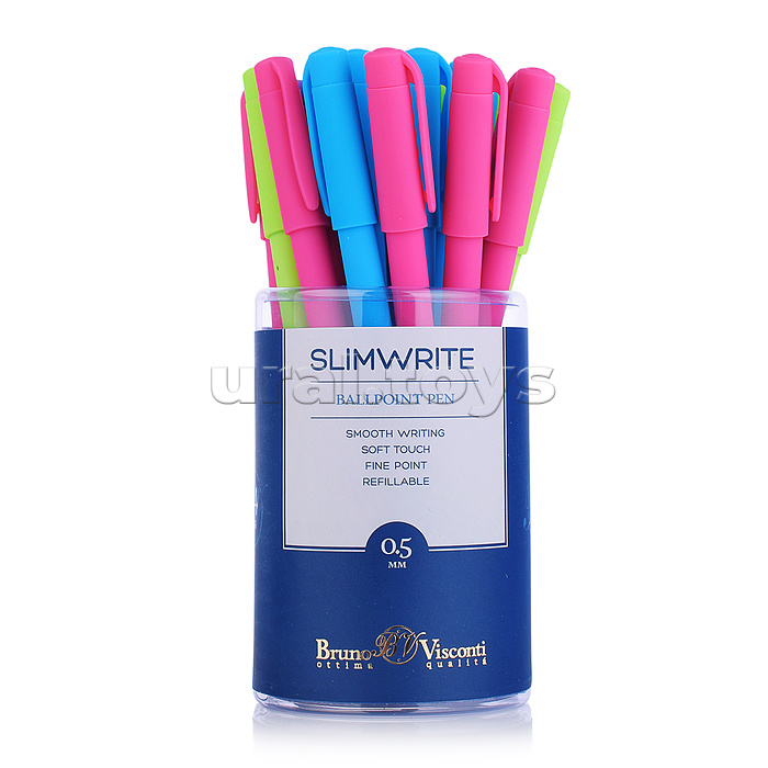 Ручка шариковая "SlimWrite" 0.5 мм синяя