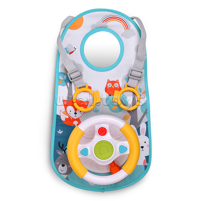 Коврик развивающий "Малыш за рулем" (зеленый) в коробке