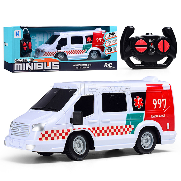 Машина "Спасательная служба" р/у, 27 MHz, в коробке