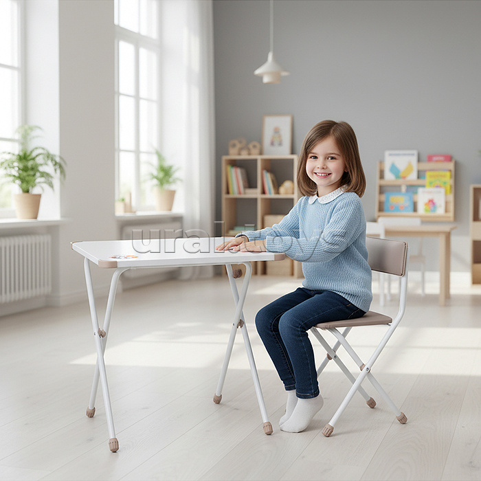 Комплект детской мебели (бежевый)