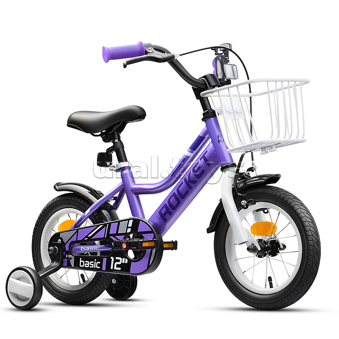 Велосипед 12" Rocket Basic, цвет сиреневый