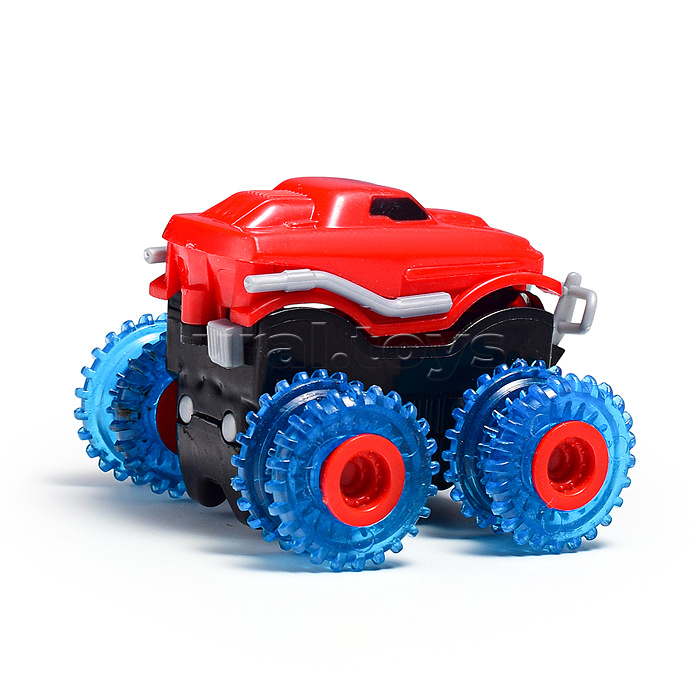 Машина-трюкач на батарейках, в коробке