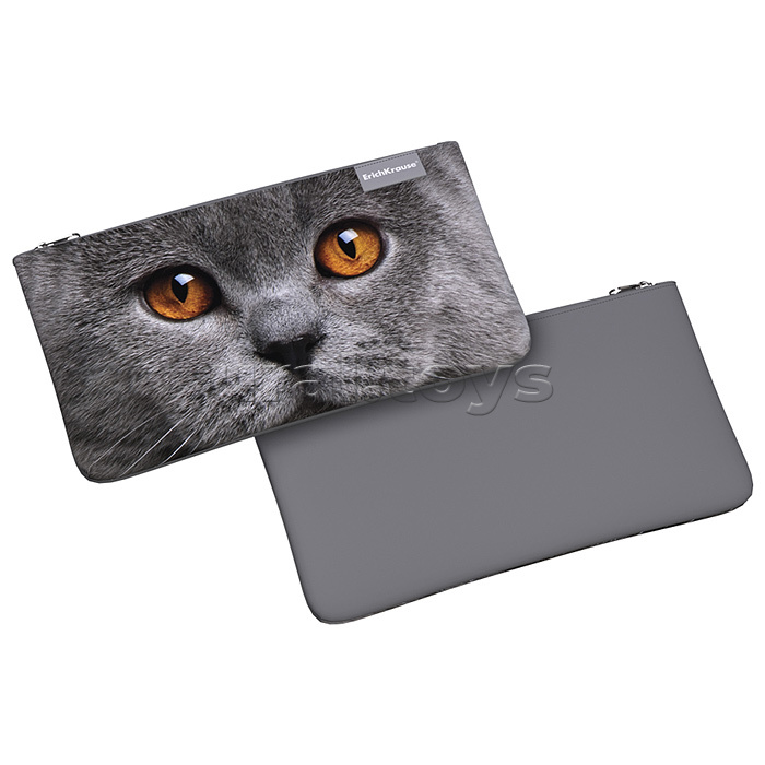 Пенал конверт Light 220x120мм Grey Cat