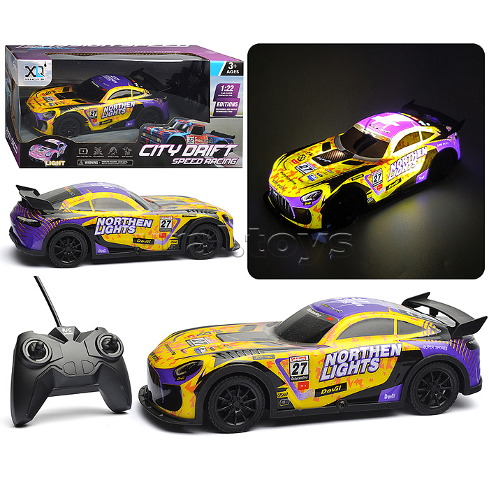 Машина "Citi drift" р/у, 27 MHz, в коробке Машина "Citi drift" р/у, 27 MHz, в коробке
