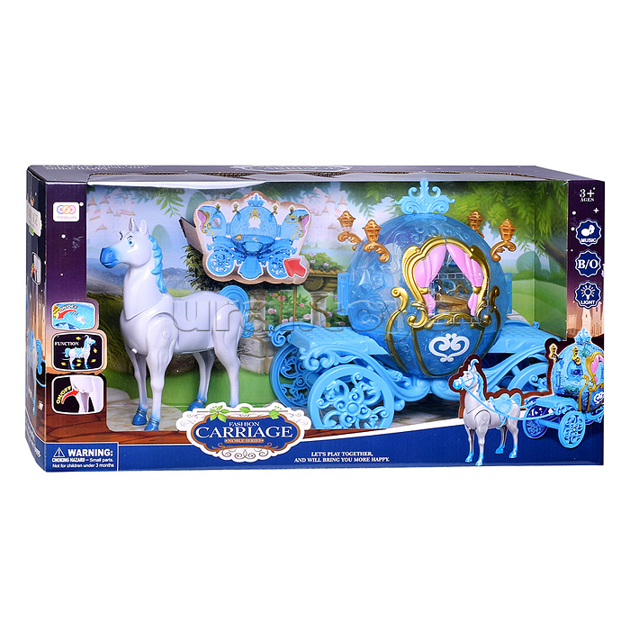 Набор карета "Путешествие в сказку-7" свет, звук, в коробке