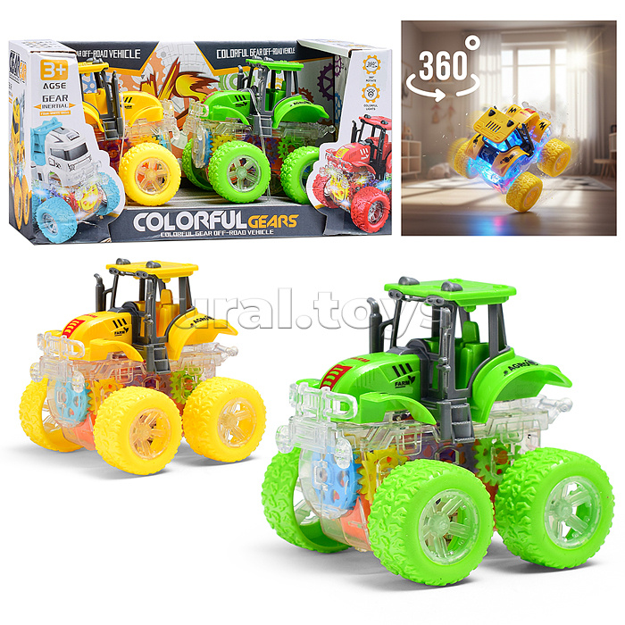 Машина "Блестящий трюк" в коробке