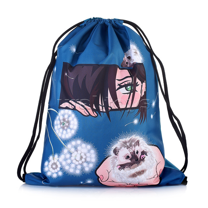 Мешок для обуви "Одуванчики" 1 отделение, 370х470мм, петля для подвеса, полиэстер, 210 ден