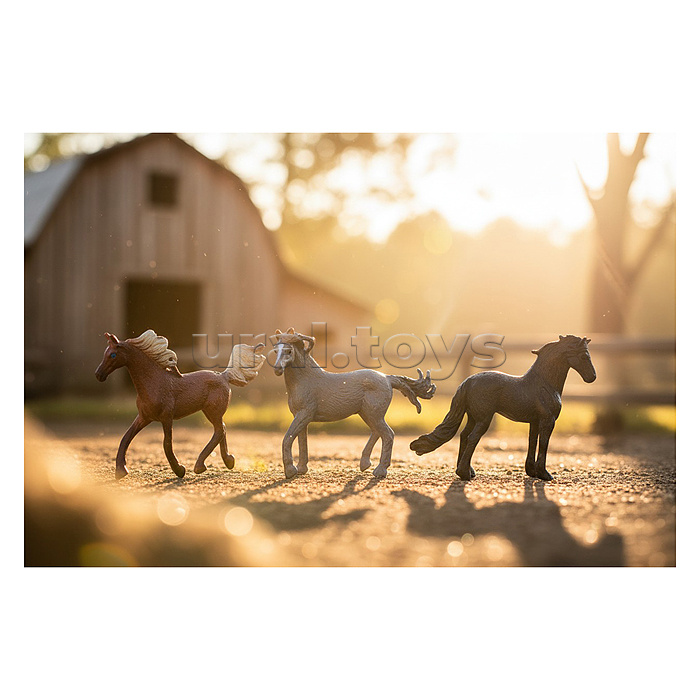 Набор животных "Лошадки" в пакете