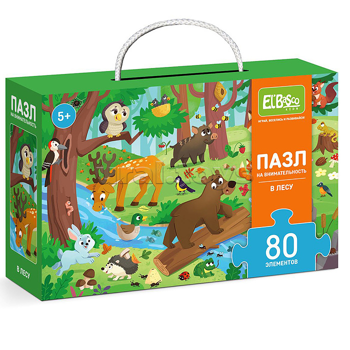 Пазл 80 на внимательность "В лесу" Пазл 80 на внимательность "В лесу"