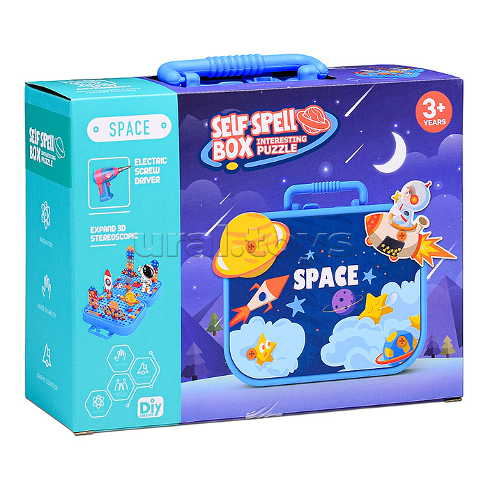 Конструктор "Космос" в коробке