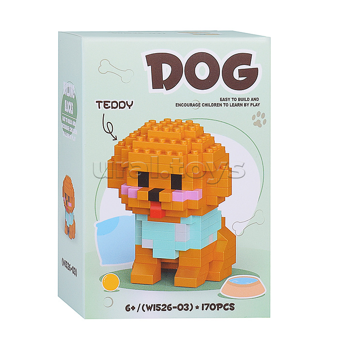 Конструктор "Щенок" (в ассортименте) в коробке