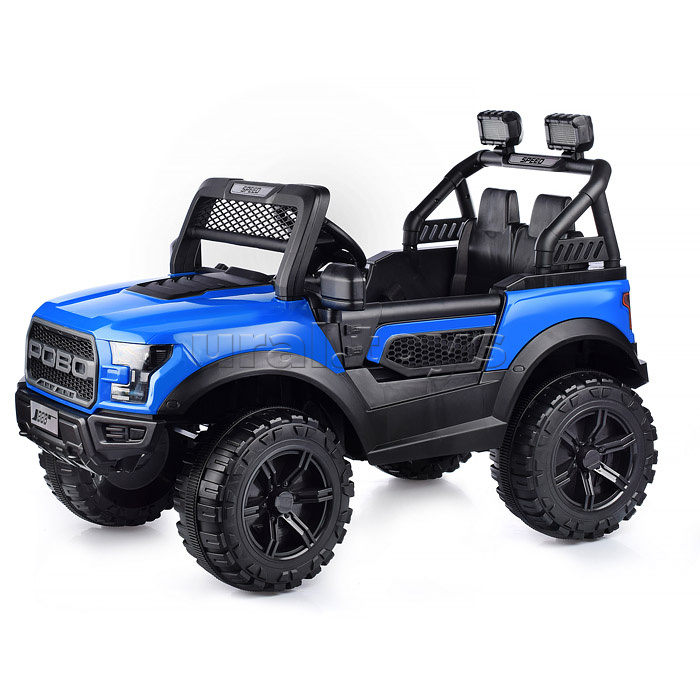 Электромобиль "Круиз" на аккумуляторе, с р/у управлением, в коробке (синий)