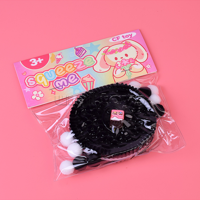 Игрушка-антистресс "Печенье-сэндвич"