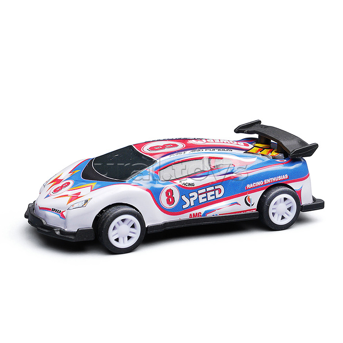 Машина "Турбо" металл, в пакете