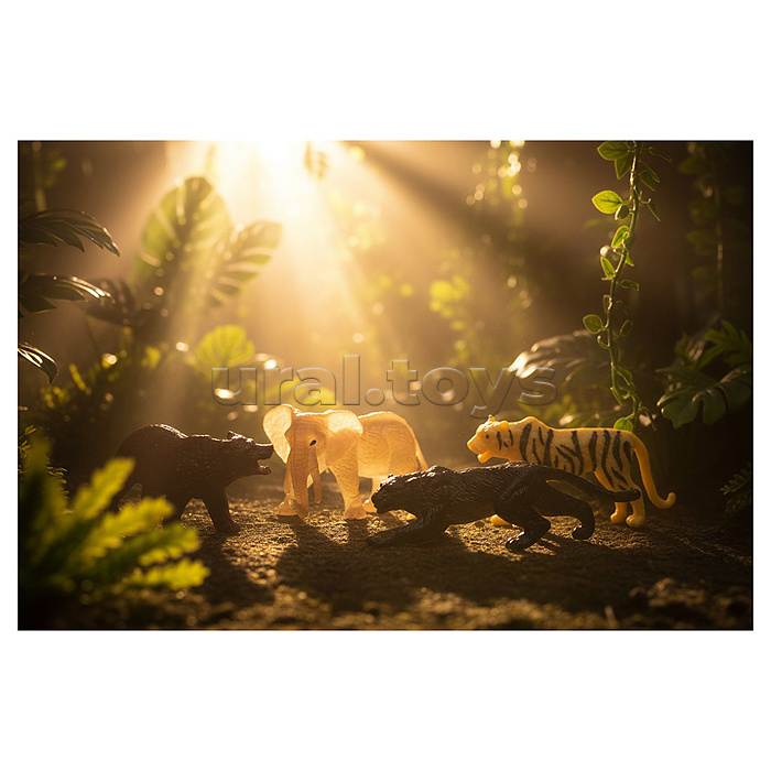Набор животных "Дикие животные-2" (в ассортименте) в пакете