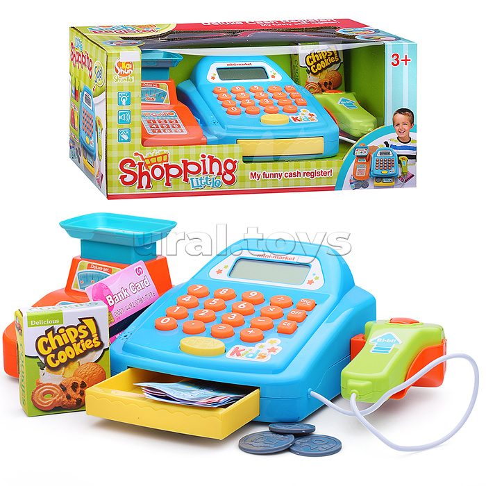 Касса "Мой магазин" с весами, в коробке