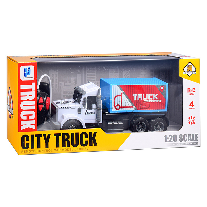 Машина "Контейнер" р/у, 27 MHz, в коробке