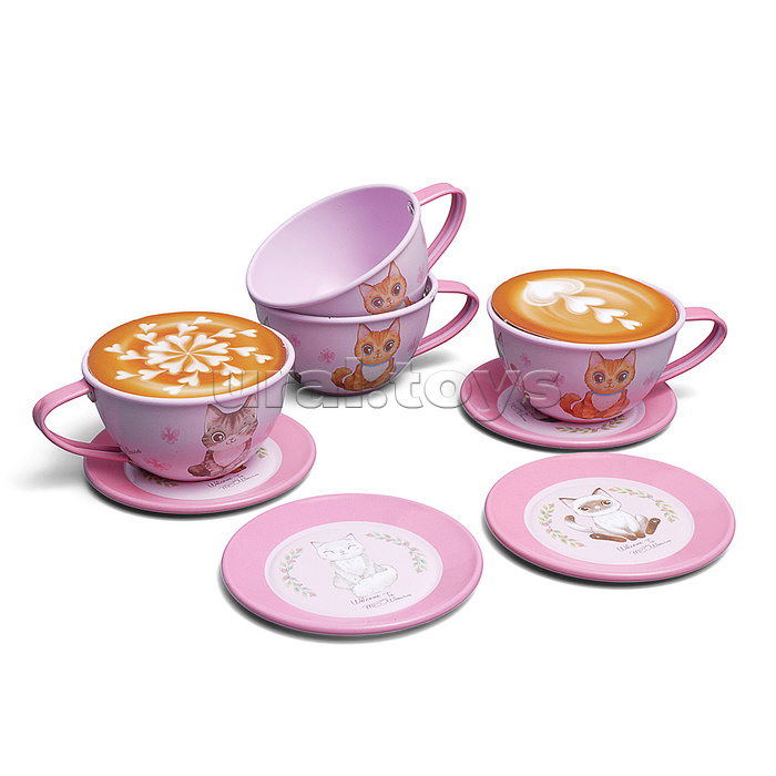 Набор посуды "Кошечка" в коробке