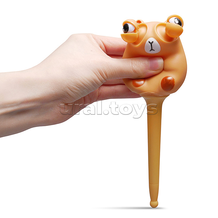 Ручка шариковая "Капибара" синие чернила, 0,7 мм, в диспле