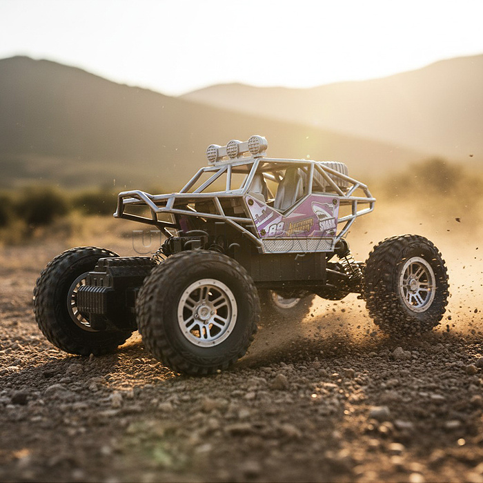 Машина "Супер Багги" р/у, 27 MHz (свет, звук, USB) в коробке