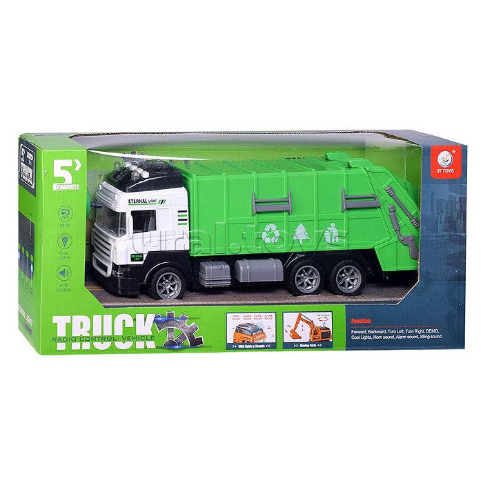 Машина "Уборочный автомобиль" р/у, 27 MHz, в коробке