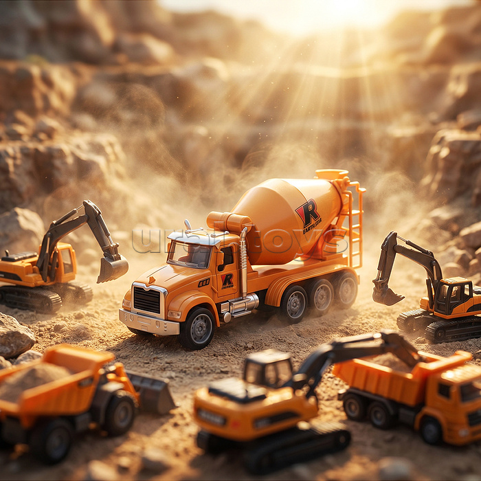 Машина "Спецтехника" в коробке