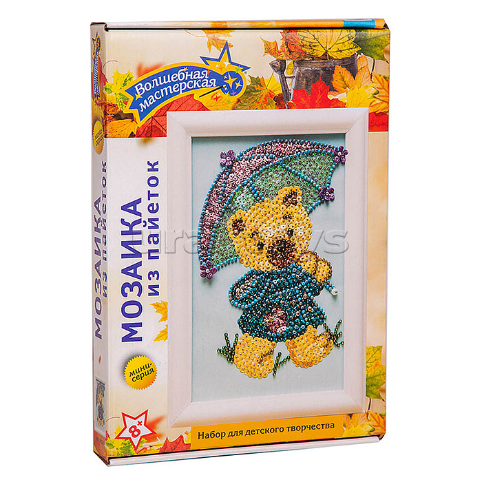 Мозаика из пайеток "Медвежонок"