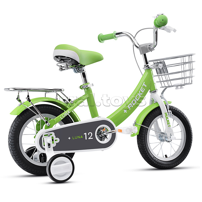 Велосипед 12" Rocket Luna, цвет зеленый
