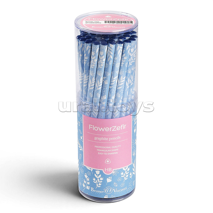 Карандаш чернографитный "FlowerZefir. Майская лилия" НВ (пластиковый корпус)