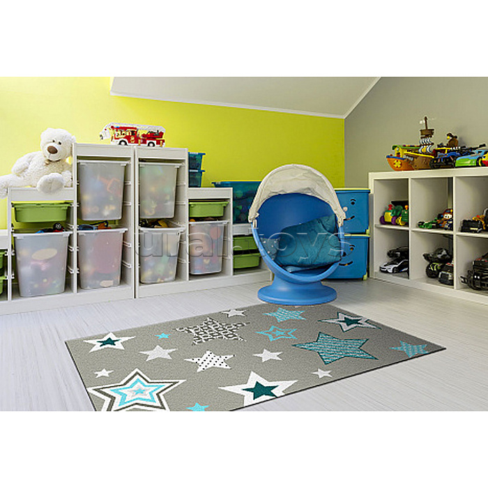 Ковер "Звезды" дет. 1х1,5 прямоугольный TPR (прорезиненный)