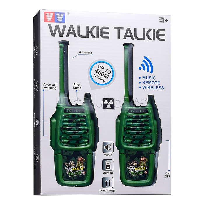 Рация игрушечная "Военная связь" в коробке