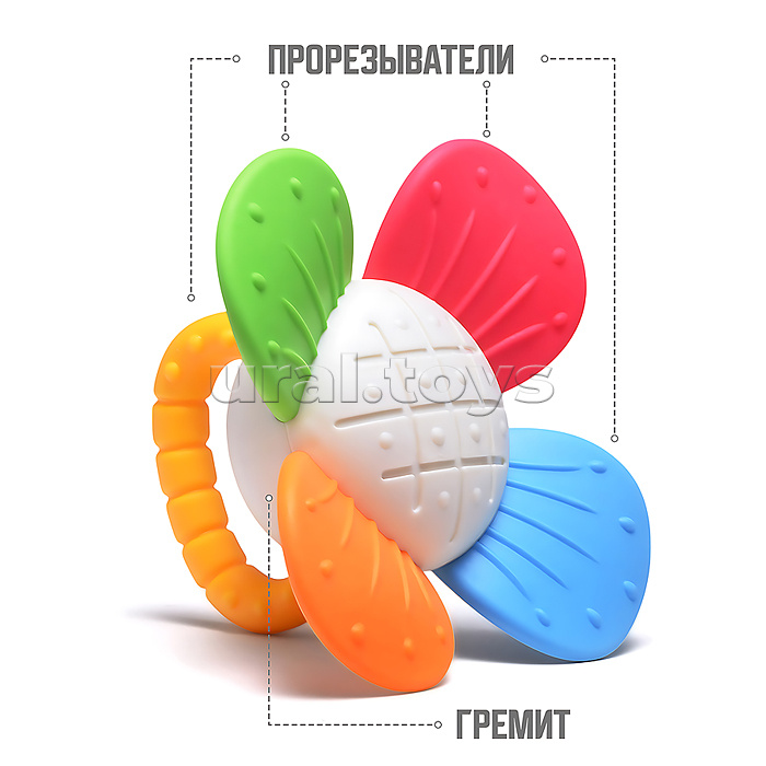 Набор погремушек "Добрые игрушки" в пакете