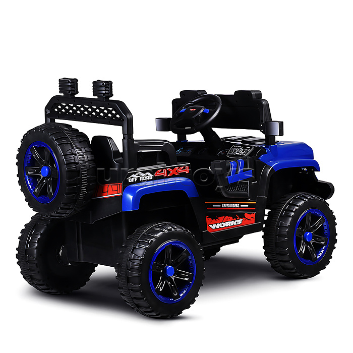 Электромобиль детский "Покоритель гор" (цвет синий)