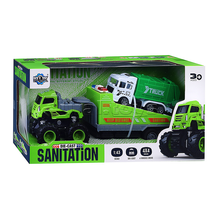 Машина "Аварийный прицеп" в коробке