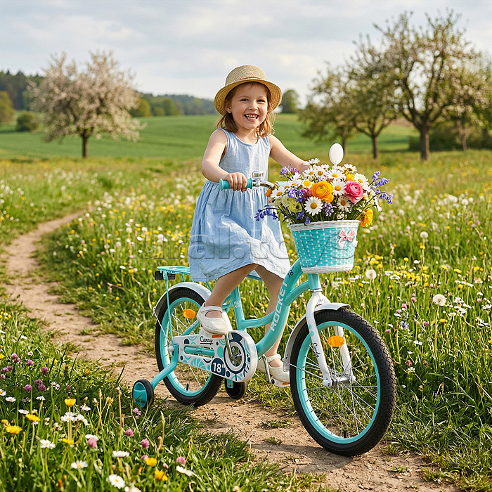 Велосипед 18" Rocket Candy, цвет мятный