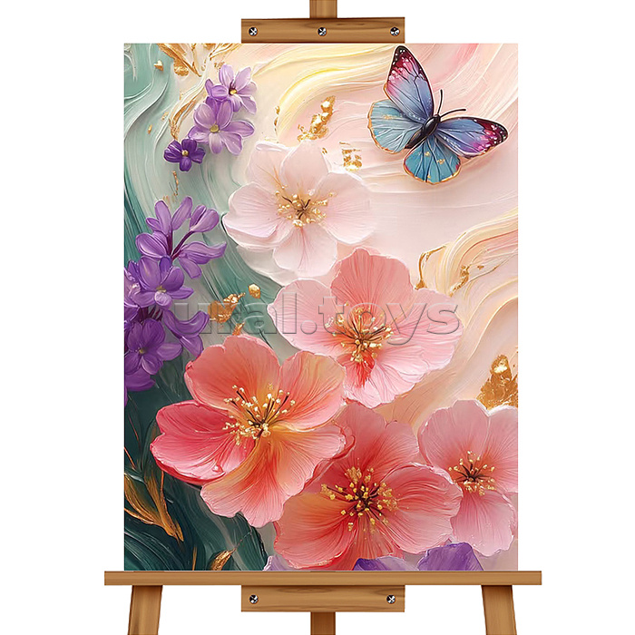 Набор для рисования "Картина по номерам 30х40 см. Цветочные фантазии"