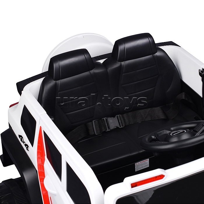 Электромобиль "Бархан" 12V7A с полным приводом, белый