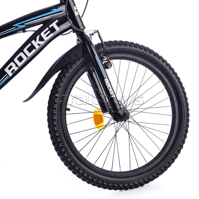 Велосипед 20" Rocket 115-2, цвет черный/синий