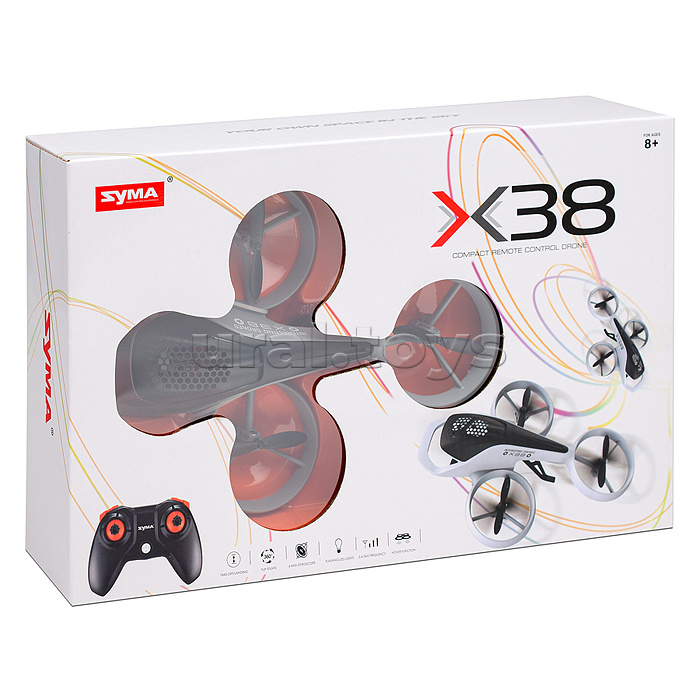 Квадрокоптер "Скай" р/у, 27 MHz, в коробке