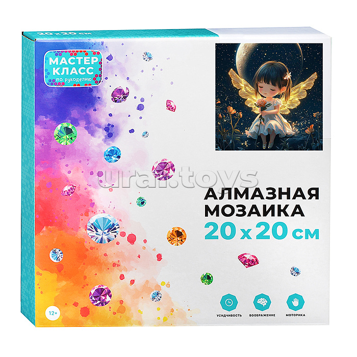 Мозаика алмазная "Лунная фея" 20*20 см.