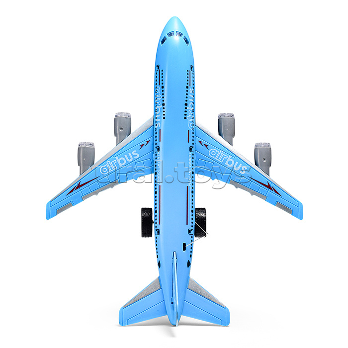 Самолет "Боинг" р/у, 27 MHz, свет, аккум, в коробке